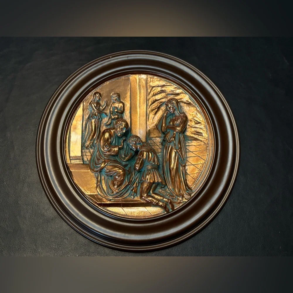 La Porta del Paradiso decorative 3D plate from “Gates of Paradise”no. A1955